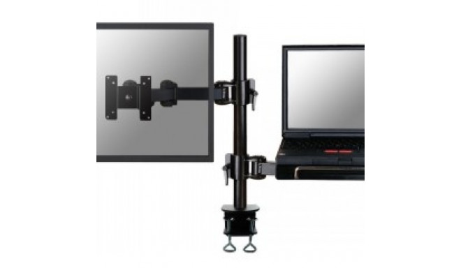 NEWSTAR FLAT SCREEN & NOTEBOOK DESK MOUNT (CLAMP)  10-27" BLACK