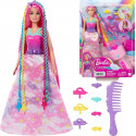 Barbie Doll Mattel Princess Curly Highlights 