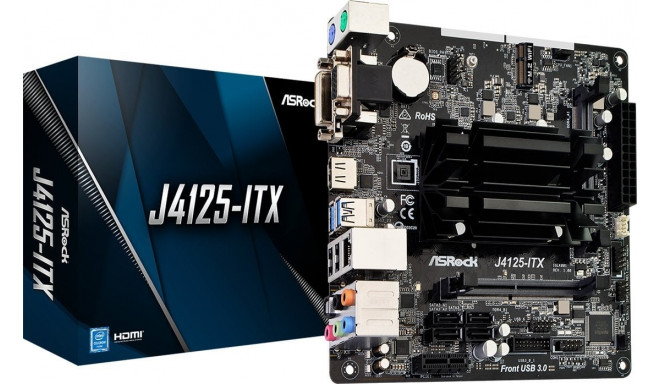 ASRock J4125-ITX motherboard