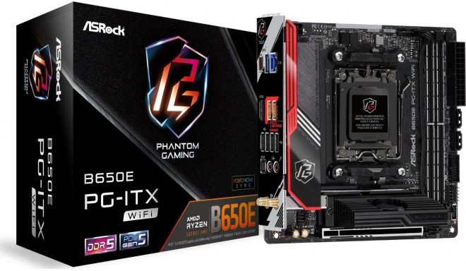 ASRock B650E PG-ITX WIFI motherboard