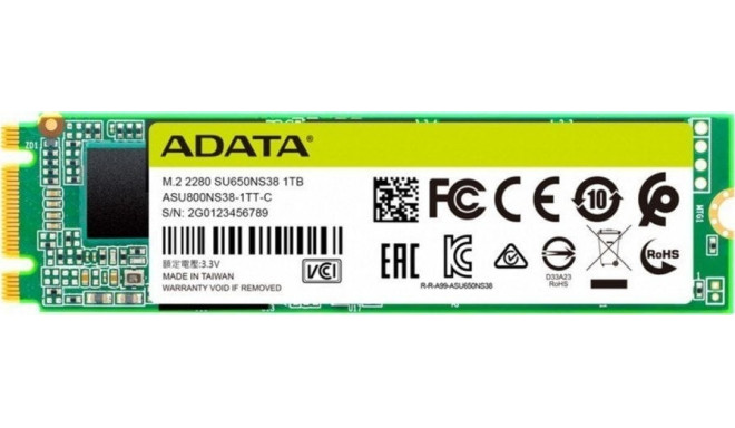 ADATA Ultimate SU650 1TB M.2 2280 SATA III SSD (ASU650NS38-1TT-C)