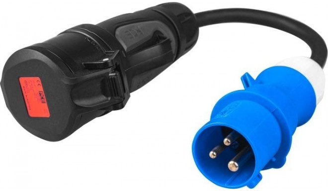 Green Cell car charging cable Power Adapter Blue CEE 16A 230V 3P to Red CEE 16A 400V 5P