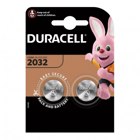Batteries CR2032 DURACELL 3V 2 pcs