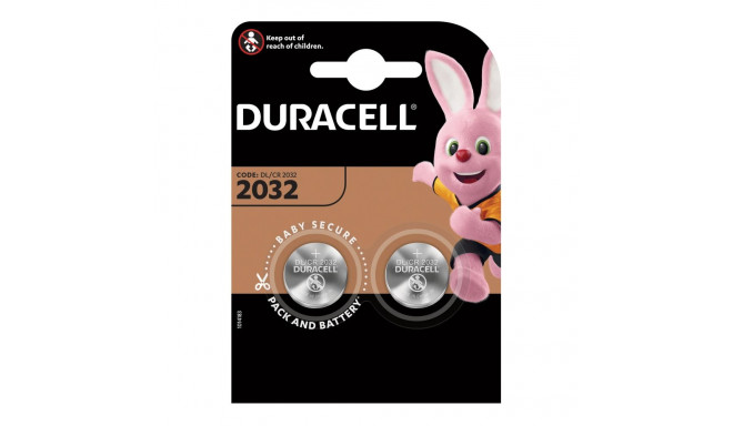 Batteries CR2032 DURACELL 3V 2 pcs