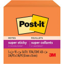 Märkmepaber 76x76mm POST-IT Super Sticky 654 neoonoranz 100 lehte