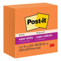 Note paper 76x76mm POST-IT 654 neon orange 100 sheets