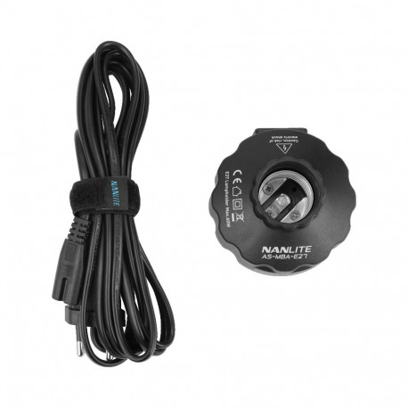 Nanlite adapter E27 magnetalusega