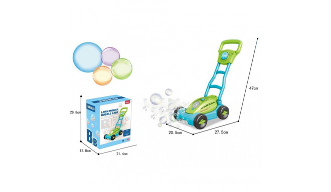 Soap bubble mower light b/o, blue
