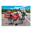 Zestaw z figurką Action Heroes 71466 Motocykl straży pożarnej na miejscu wypadku