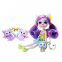 Doll Enchantimals + animal figures Lemur family