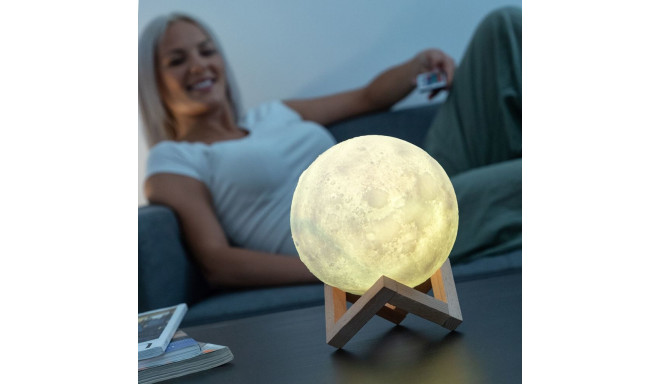 Rechargeable LED Moon Lamp Moondy InnovaGoods