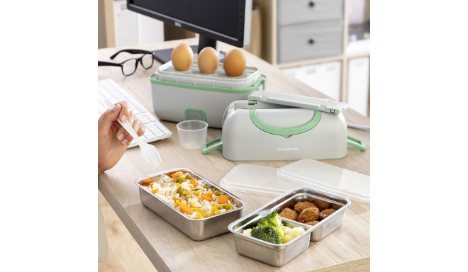 3-in-1 Electric Steamer Lunch Box with Recipes Beneam InnovaGoods