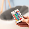 Täispuhutav tool mitmevärvilise LED-i ja kaugjuhtimispuldiga Chight InnovaGoods
