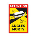 Наклейки EDM Angles Morts Aвтобус 3 штук 17 x 25 cm