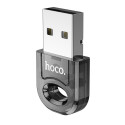 HOCO adapter USB A bluetooth UA28 transparent black