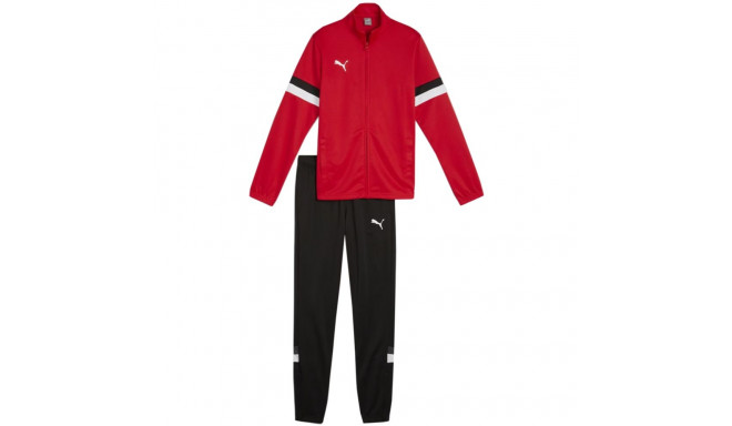 Dres dla dzieci Puma Team Rise czerwono-czarny 658655 01 116cm