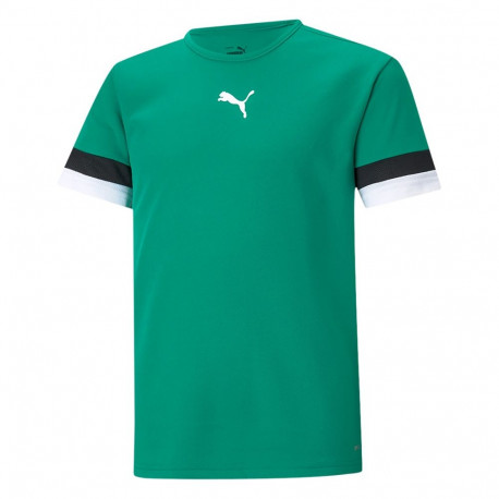 Koszulka dla dzieci Puma teamRISE Jersey Jr zielona 704938 05 128