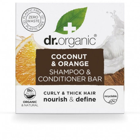 DR. ORGANIC COCO Y NARANJA champú y acondicionador sódilo 75 gr