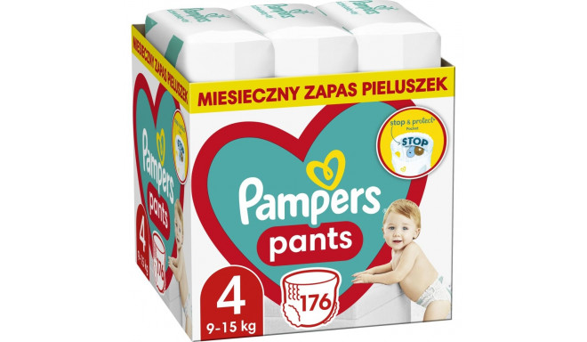 Pampers mähkmed püksid 4, 9-15 kg, 176 tk