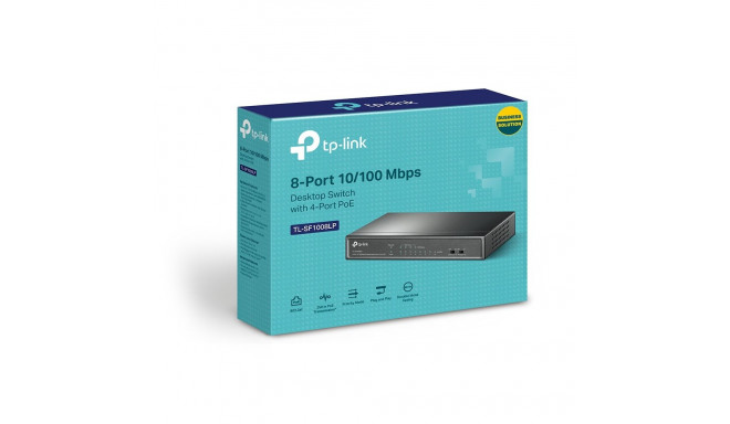TP-Link TL-SF1008LP - V1 - lüliti - 8 ühendust - haldamata 6935364052768
