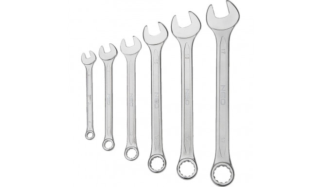 Neo Set of combination wrenches 6-19mm 8 pcs. (09-751)