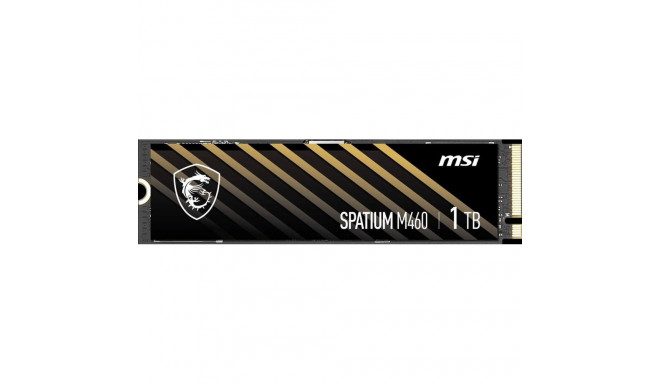 MSI Spatium M460 1TB M.2 2280 PCI-E x4 Gen4 NVMe SSD (S78-440L930-P83)