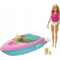 Barbie Barbie doll + Motorboat (GRG30)