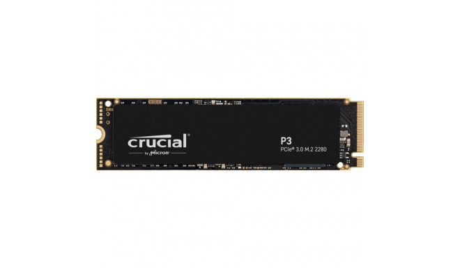 Crucial  SSD||P3|1TB|M,2|PCIE|NVMe|3D NAND|Write speed 3000 MBytes/sec|Read speed 3500 MBytes/sec|TB