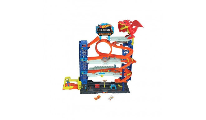 Hot Wheels City - Mega Garage Dragon Attack + 2 Cars (HKX48)