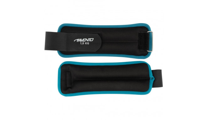 Wrist/ankle weight neopreen AVENTO 42AE 2X1kg Black/Blue