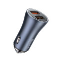 CAR CHARGER 12-24V 2XUSB QC4.0 40W GRAY