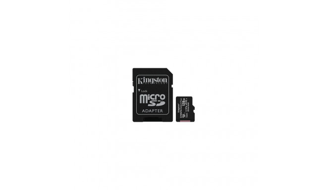 Kingston Canvas Select Plus MicroSDXC kaart 128 GB Klass 10 UHS-I/U1 A1 V10 (SDCS2/128GB)