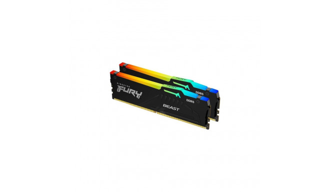 Kingston FURY Beast DDR5 RGB 6000 MHz CL36 32 GB mälumoodulite komplekt