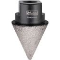 Conical diamond cutter M14, 2-38 mm