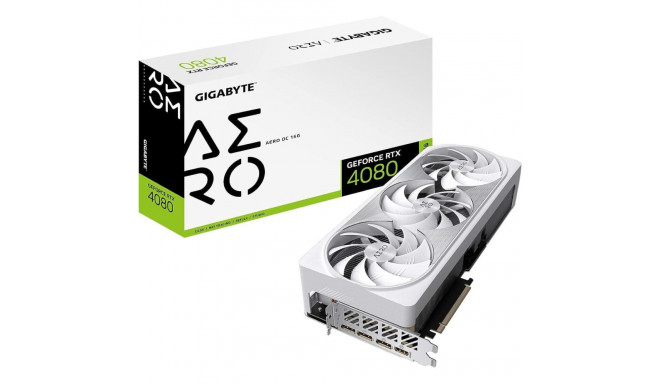 Gigabyte videokaart GeForce RTX 4080 Super AERO OC 16GB