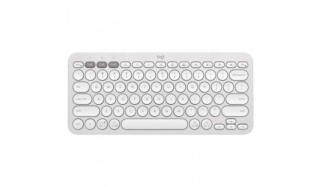 Bluetooth klaviatuur Logitech Pebble Keys 2 K380s SWE, valge