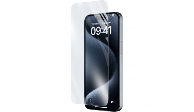 Kaitseklaas Cellular Line iPhone 15/15 Pro Antishock