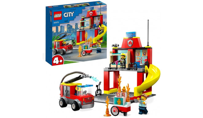 LEGO City 60375 Fire Station and Fire Truck