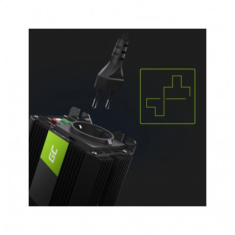 Green Cell Registered  Car Power Inverter Converter 12V to 230V 300W/600W with USB