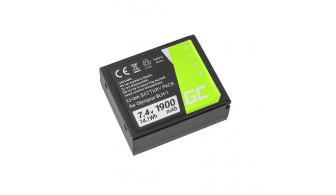 Green Cell BLH-1 Camera Battery for Olympus OM-D E-M1 Mark 2 7.4V 1900mAh