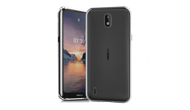 Fusion Ultra Back Case 0.3 mm Izturīgs Silikona Aizsargapvalks Priekš Nokia 1.3 Caurspīdīgs