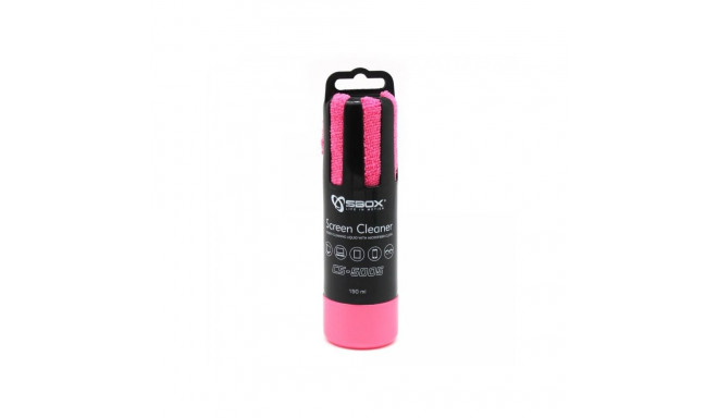 Sbox  CS-5005P Screen Cleaner 150ml pink
