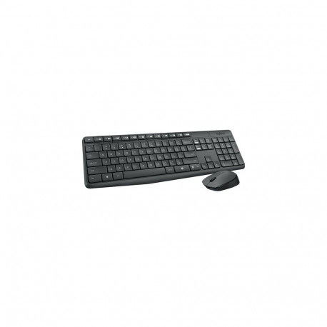 Logitech juhtmevaba klaviatuuri ja hiire komplekt MK235 US, hall