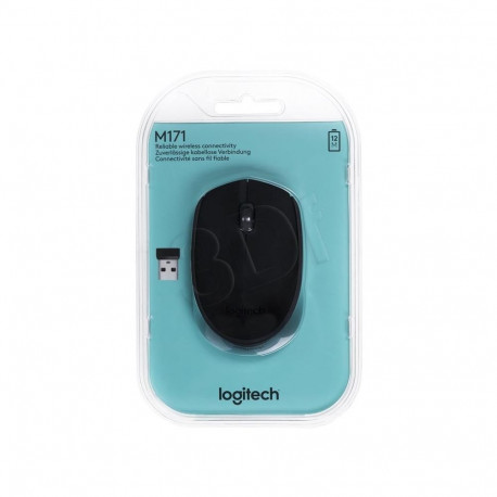 Logitech M171 Wireless Mouse  Black