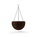 Keter Puķu pods karināms Hanging Sphere Planter brūns (35 x 35 x 22cm) 29199246590