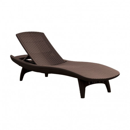 Keter Pacific sauļošanās krēsls brūns 29195066590