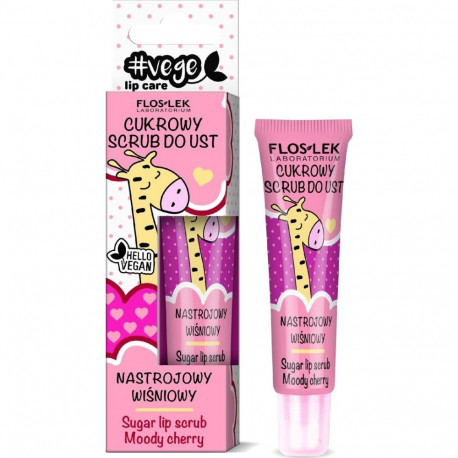 Floslek huulekoorija Lip Care Vege Sugar Mood Cherry 14g