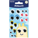 Pelikan stickers googly eyes STWA colorful  1 sheet (101653)