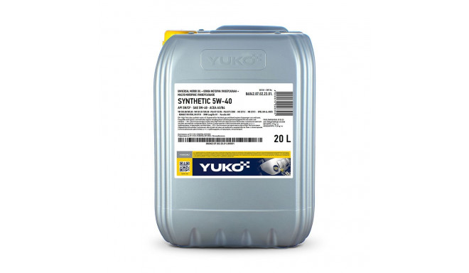 Yuko 5W40 täissünteetiline mootoriõli 20L
