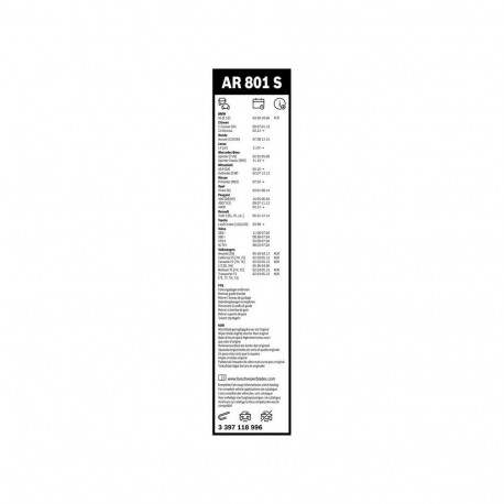 Bosch kojamehed AR801S 600/530